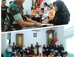 Yonif 132/BS Gelar Kegiatan “Jumat Berkah” Berbagi Kebahagiaan Bersama Anak Yatim