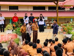 Satlantas Polresta Pekanbaru Gelar Goes to School di SMPN 22, Bangun Kesadaran Berlalu Lintas Sejak Dini