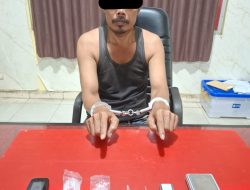 Tim Mata Elang Sat Res Narkoba Polres Kuansing Ungkap Pengedar Sekaligus Residivis Narkotika Jenis Shabu Di Desa Sungai Buluh