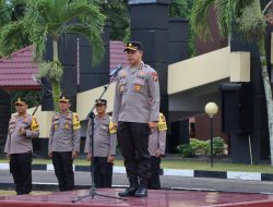Polres Kuansing Apel Operasi Mantap Praja Lancang Kuning 2024 Dipimpin Oleh Pamatwil Polda Riau