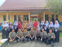 Sat Binmas Polres Kuansing Gelar Sosialisasi Ideologi Wawasan Kebangsaan di SMA N 2 Teluk Kuantan