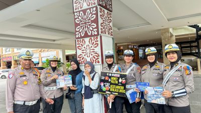 TIM SATGAS OPS ZEBRA LANCANG KUNING 2024 EDUKASI PENGUNJUNG, PEDAGANG STC PEKANBARU & PENUMPANG BUS WAY