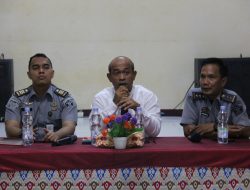 Jelang Perayaan Natal, Kalapas Pekanbaru Pimpin Rapat Pembentukan Panitia Natal