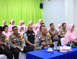Syukuran Hari Kesatuan Gerak Bhayangkari (HKGB) Bhayangkari Ke-72 Tahun 2024 di Polres Kuansing