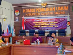 Kapolres Kuansing Hadiri Rapat Koordinasi Tahapan Kampanye Pemilihan Bupati dan Wakil Bupati Kuansing 2024