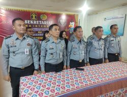 Kabinet Merah Putih Resmi Dilantik, Lapas Kelas IIA Pekanbaru Ikuti Penyambutan Para Menteri Baru