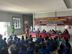 BEKERJASAMA DENGAN PUSKESMAS RUMBAI BUKIT, LAPAS NARKOTIKA RUMBAI GELAR SKRINING HIV