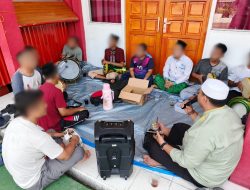 Suasana Teduh Dengan Alunan Merdu Marawis Bergema di Aula Lapas Pekanbaru