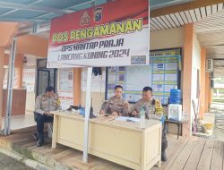 Pengecekan Personil Pengamanan Bawaslu Kuansing Dalam Rangka Operasi Mantap Praja LK 2024