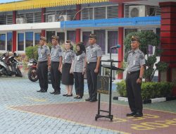 Dukung Program 100 Hari Kerja Menteri Imipas, Pesan Kasubag TU Saat Pimpin Apel