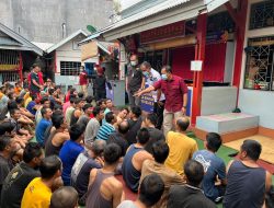 PENGGELEDAHAN GABUNGAN DAN TES URINE BERSAMA TNI, POLRI DAN BNN DI LAPAS KELAS IIB TELUK KUANTAN