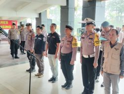 Polres Kuansing Laksanakan Apel OMP Lancang Kuning 2024 Dalam Rangka Pengamanan Pilkada 2024
