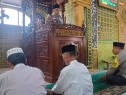 Team Da’i Polri Polres Kuansing Laksanakan Khutbah Jumat Dalam Rangka Cooling System Pilkada 2024