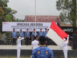 Bertema “Teladani Pahlawanmu, Cintai Negerimu”,Lapas Pasir Pangarayan adakan Upacara Bendera