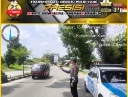 Satgas Kamseltibcarlantas Polres Kuansing Patroli Antisipasi Rawan Laka Lantas dan Cooling System Dalam Rangka Pilkada Damai 2024