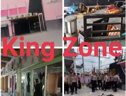 Bentrokan Terjadi di Perjudian/Gelper King Zone-Car Wash Jalan Nangka, Beberapa Kendaraan Hancur Pihak Kepolisian Langsung Mengamankan Lokasi