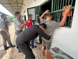 Deteksi Dini Gangguan Kamtib, Lapas Pekanbaru Gelar Razia Kamar Hunian Warga Binaan