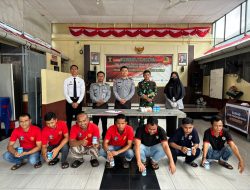 DETEKSI DINI GANGGUAN KAMTIB, LAPAS KELAS IIB TELUK KUANTAN LAKSANAKAN PENGGELEDAHAN DAN TES URINE BERSAMA TNI