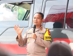Kapolres Kuansing Launching Gugus Tugas Polri Mendukung Ketahanan Pangan di Desa Seberang Taluk Hilir