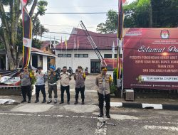 Kapolres Kuansing Sampaikan Himbauan Kamtibmas Dalam Rangka Cooling System Wujudkan Pilkada Damai 2024