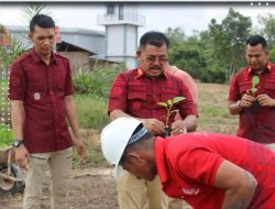 Wujudkan Program Ketahanan Pangan Nasional, Lapas Narkotika Rumbai Teruskan Pematangan Lahan