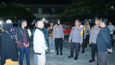 Masa Tenang Pilkada Kampar: Kapolres Pimpin Patroli, Himbau Masyarakat Jaga Ketertiban