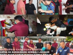 CEGAH GANGGUAN KAMTIB, LAPAS IIA BANGKINANG KEMBALI LAKUKAN RAZIA RUTIN KAMAR HUNIAN WARGA BINAAN