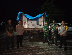 Kawal Ketat! Polres Kampar Antar Kotak Suara Pilkada Menuju KPU Kampar