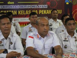 Jajaran Lapas Pekanbaru Ikuti Kefgiatan Rapat Persiapan Rencana Dialog Presiden Republik Indonesia dengan Narapidana dan Anak