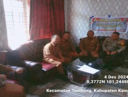 Pasca Pilkada 2024, Bhabinkamtibmas Desa Palung Raya Ajak Masyarakat Jaga Kamtibmas