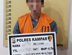 Unit Tipidkor Polres Kampar Tangkap Mantan Kades Deras Tajak, Diduga Korupsi Dana Desa Rp 1,4 Miliar!