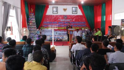 Dengan Penuh Suka Cita, Pegawai dan Warga Binaan Nasrani Rutan Siak Rayakan Natal Bersama