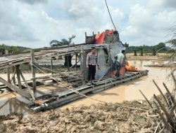 Polsek Benai Tertibkan Aktivitas Penambangan Emas Tanpa Izin (PETI) di Desa Gunung Kesiangan