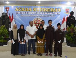 Gegana Satbrimob Polda Riau gelar syukuran HUT Ke – 50 Gegana Korps Brimob Polri
