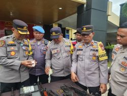 Polres Kuansing dan Polsek Jajaran Apel Pengecekan Senpi Untuk Pastikan Kesiapan dan Keamanan Inventaris Senjata