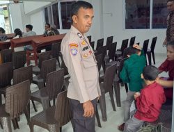 Polres Kuansing Lakukan Sterilisasi GPIB Efrata Sungai Jering Untuk Amankan Perayaan Natal 2024