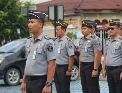 Apel Pagi Penutup Tahun 2024, Kepala Pengamanan Lapas Pekanbaru Sampaikan Beberapa Hal Penting