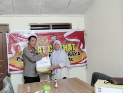 Polsek Tenayan Raya Gelar ‘Jumat Curhat’ untuk Dengar Aspirasi Warga