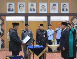 Pj Walikota Lantik Zulhelmi Arifin Sebagai Pj Sekdako Pekanbaru