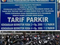 Tarif Parkir Di Pekanbaru Zona Satu Masih Seperti Biasa, Manajemen PT YSM: Kita Tunggu Perwako Nya Direvisi Dulu