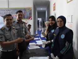 Berantas Narkoba, Lapas Narkotika Rumbai Gelar Test Urine Bagi Pegawai Dan WBP