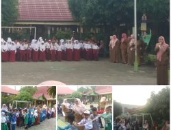 Hari Ke-2 Masuk Sekolah di SDN 115 Pekanbaru, Murid Dengan Penuh Semangat didampingi wali murid ikut Dalam Rangka MPLS