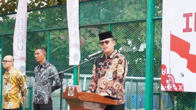 *Tema Bersatu, Berdaulat, Rakyat Sejahtera, Indonesia Maju Warnai Upacara 17 Agustus di Rutan Pekanbaru*