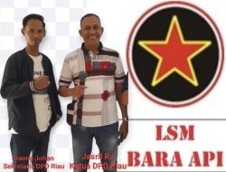 Ketua DPD LSM BARA-API Riau Jasril Rz, Angkat Suara dan Akan Lakukan Aksi Apabila Hak Plasma 20 Persen Warga Diabaikan.