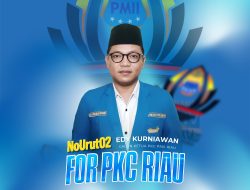 Edy Kurniawan calon ketua PKC PMII Riau dengan tagline : BERBENAH, Edy bisa Edy tau caranya