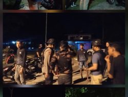Tim Raga Res Kampar Sisir Kota Bangkinang, Patroli Malam, Jaga Kamtibmas, Antisipasi Balap Liar dan Aksi Premanisme!