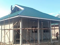 Pengerjaan Tiga Proyek Bantuan Pemerintah Program Revitalisasi SMAN 2 Bunut Tahun Anggaran 2025 Abaikan Keselamatan Pekerja