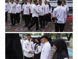 Apel Pagi Pegawai Rutan Pekanbaru: Karutan Tekankan Disiplin, Kesehatan, dan Kewaspadaan