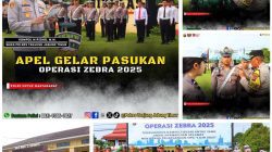 Polres Tanjung Jabung Timur Gelar Apel Pasukan Operasi Zebra Siginjai 2025 “Siap Wujudkan Kamseltibcarlantas Aman, “Nyaman Dan Selamat”