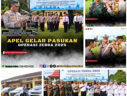 Polres Tanjung Jabung Timur Gelar Apel Pasukan Operasi Zebra Siginjai 2025 “Siap Wujudkan Kamseltibcarlantas Aman, “Nyaman Dan Selamat”